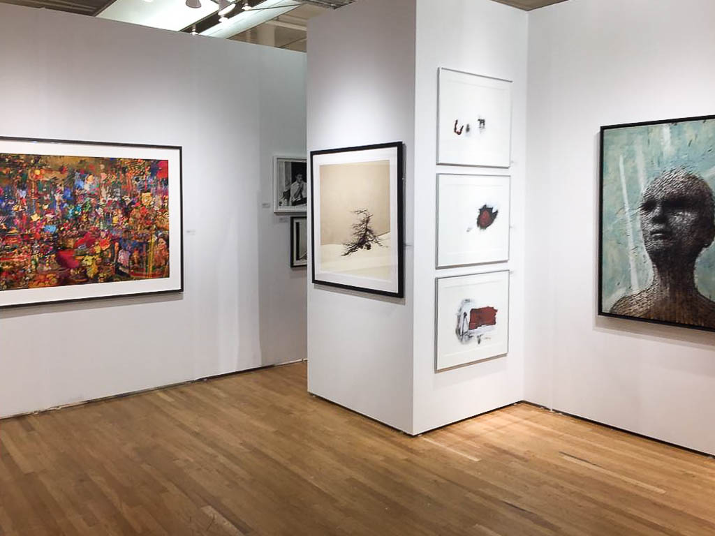 Abbozzo Gallery’s Display at the Affordable Art Fair in New York City